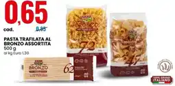 Eurospin Pasta trafilata al bronzo offerta