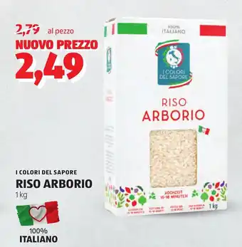 I colori del sapore riso arborio