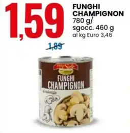 Eurospin Delizie dal sole funghi champignon offerta