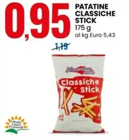 Eurospin Mambo kids patatine classiche stick offerta