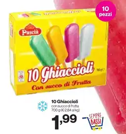 In'S Mercato Pascia 10 Ghiaccioli offerta