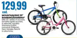 Eurospin Mountain bike 20" bambino/bambina offerta