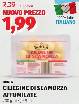 ALDI Bonlà ciliegine di scamorza affumicate offerta