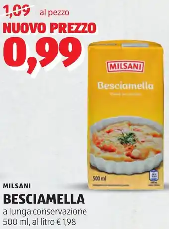 ALDI Milsani besciamella offerta
