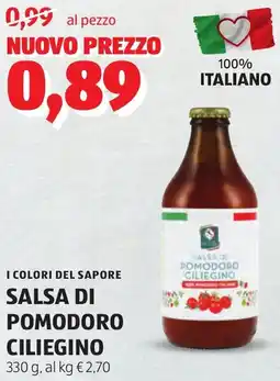 ALDI I colori del sapore salsa di pomodoro ciliegino offerta