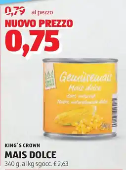 ALDI King's crown mais dolce offerta