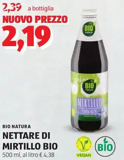 ALDI Bio natura nettare di mirtillo bio offerta