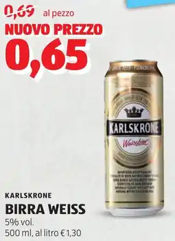 ALDI Karlskrone birra weiss offerta