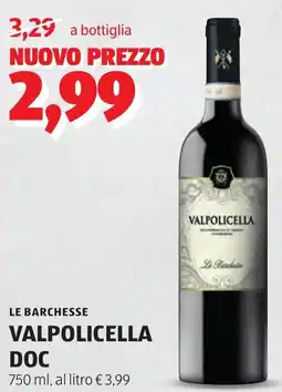 ALDI Le barchesse valpolicella DOC offerta