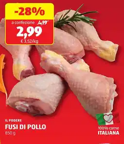 ALDI Il podere fusi di pollo offerta