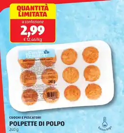 ALDI Cuochi e pescatori polpette di polpo offerta