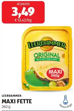 ALDI Leerdammer maxi fette offerta