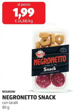 ALDI Negroni negronetto snack offerta