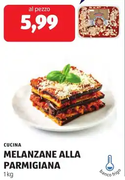 ALDI Cucina melanzane alla parmigiana offerta