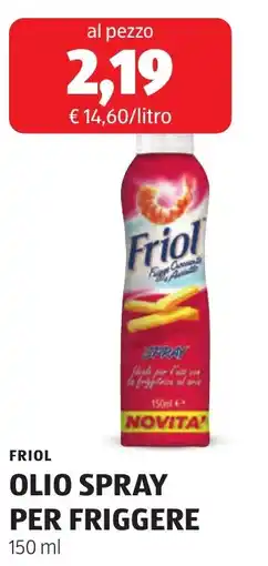 ALDI Friol olio spray per friggere offerta