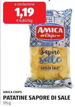 ALDI Amica chips patatine sapore di sale offerta