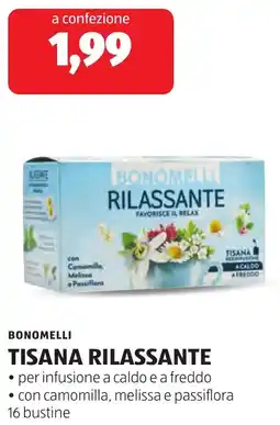 ALDI Bonomelli tisana rilassante offerta