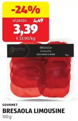ALDI Gourmet bresaola limousine offerta