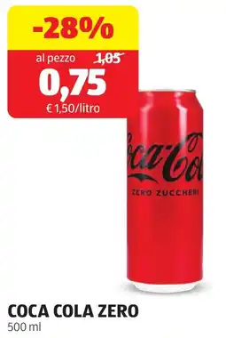 ALDI Coca cola zero offerta