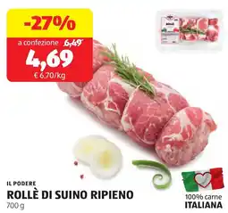 ALDI Il podere rollè di suino ripieno offerta