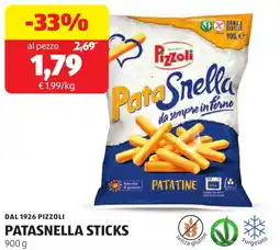 ALDI Dal 1926 pizzoli patasnella sticks offerta