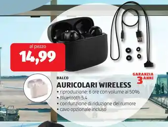 Balco auricolari wireless
