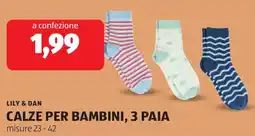 ALDI Lily & dan calze per bambini offerta