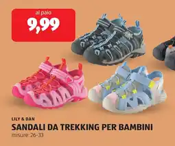 ALDI Lily & dan sandali da trekking per bambini offerta