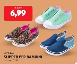 ALDI Lily & dan slipper per bambini offerta