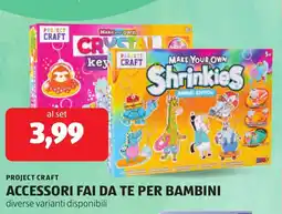 ALDI Project craft accessori fai da te per bambini offerta