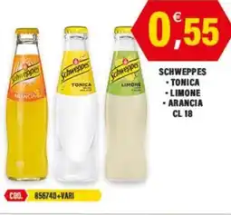 Adhoc Schweppes tonica -limone -arancia offerta
