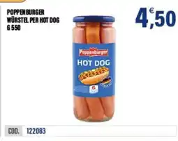 Adhoc Poppenburger würstel per hot dog offerta