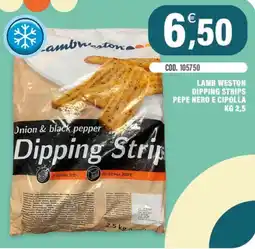 Adhoc Lamb weston dipping strips pepe nero e cipolla offerta