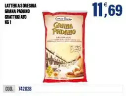 Adhoc Latteria soresina grana padano grattugiato offerta