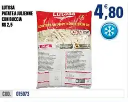 Adhoc Lutosa patatea julienne con buccia offerta