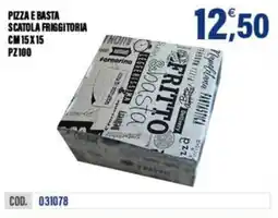 Adhoc Pizza e basta scatola friggitoria offerta