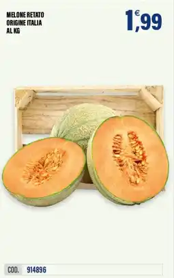 Adhoc Melone retato origine italia al kg offerta