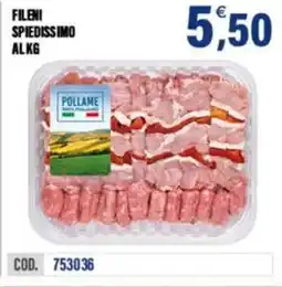Adhoc Fileni spiedissimo al kg offerta