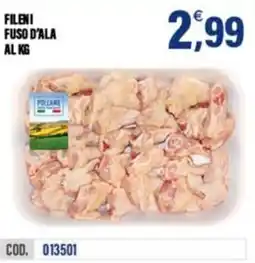 Adhoc Fileni fuso d'ala al kg offerta