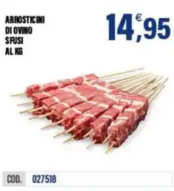 Adhoc Arrosticini di ovino sfusi al kg offerta