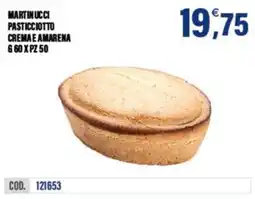 Adhoc Martinucci pasticciotto cremae amarena offerta