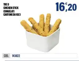 Adhoc Tred chicken stick congelati cartone da offerta