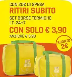 A&O Set borse termiche offerta