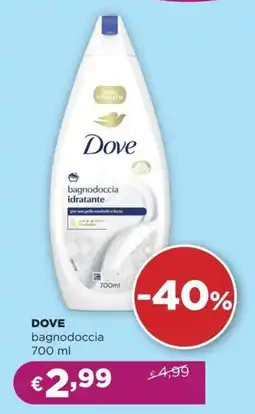La Saponeria DOVE bagnodoccia offerta