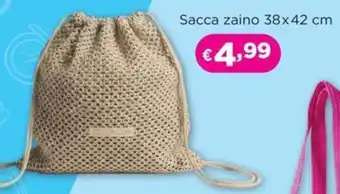 Sacca zaino 38x42 cm