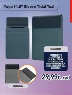 Unieuro Lenovo Yoga 14.5" Sleeve Tidal Teal offerta