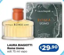 La Saponeria LAURA BIAGIOTTI Roma Uomo edt vapo offerta