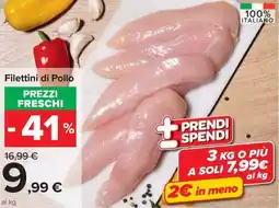 Carrefour Iper Filettini di Pollo offerta