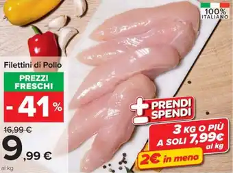 Carrefour Iper Filettini di Pollo offerta