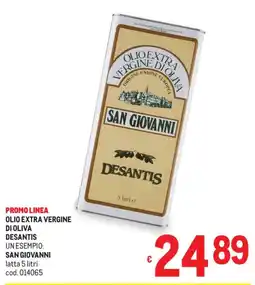 Metro Olio extra vergine di oliva desantis, san giovanni offerta